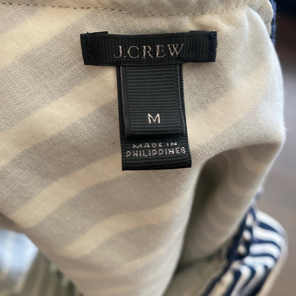One shoulder J. Crew blouse